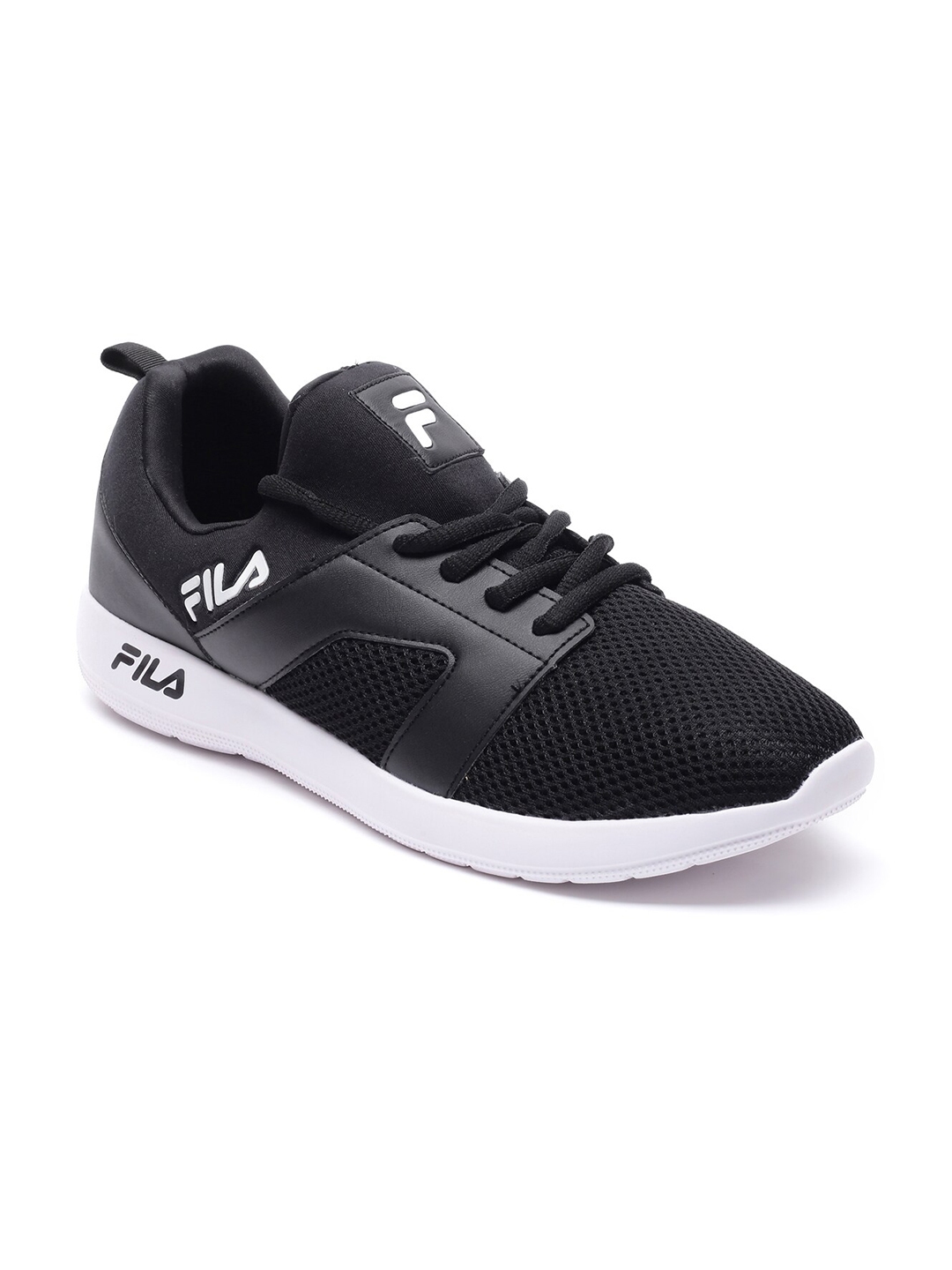 Buy FILA Men Black Running Non Marking Sport Zoom Plus 2 Shoes - Sports ...