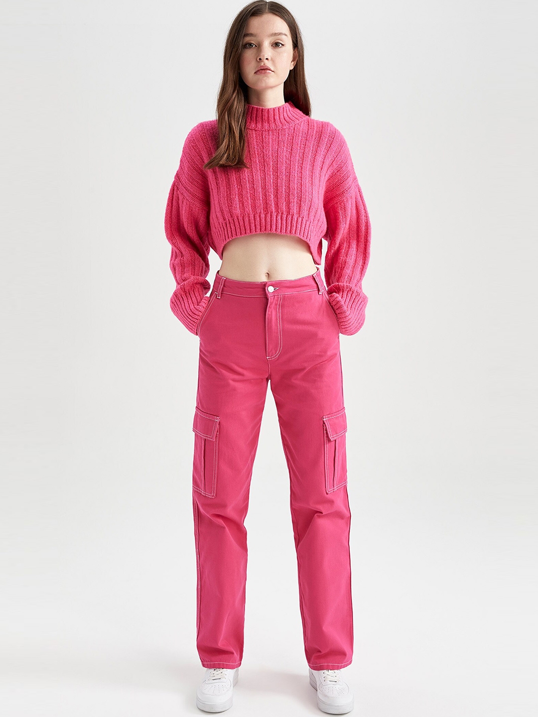 light pink cargos