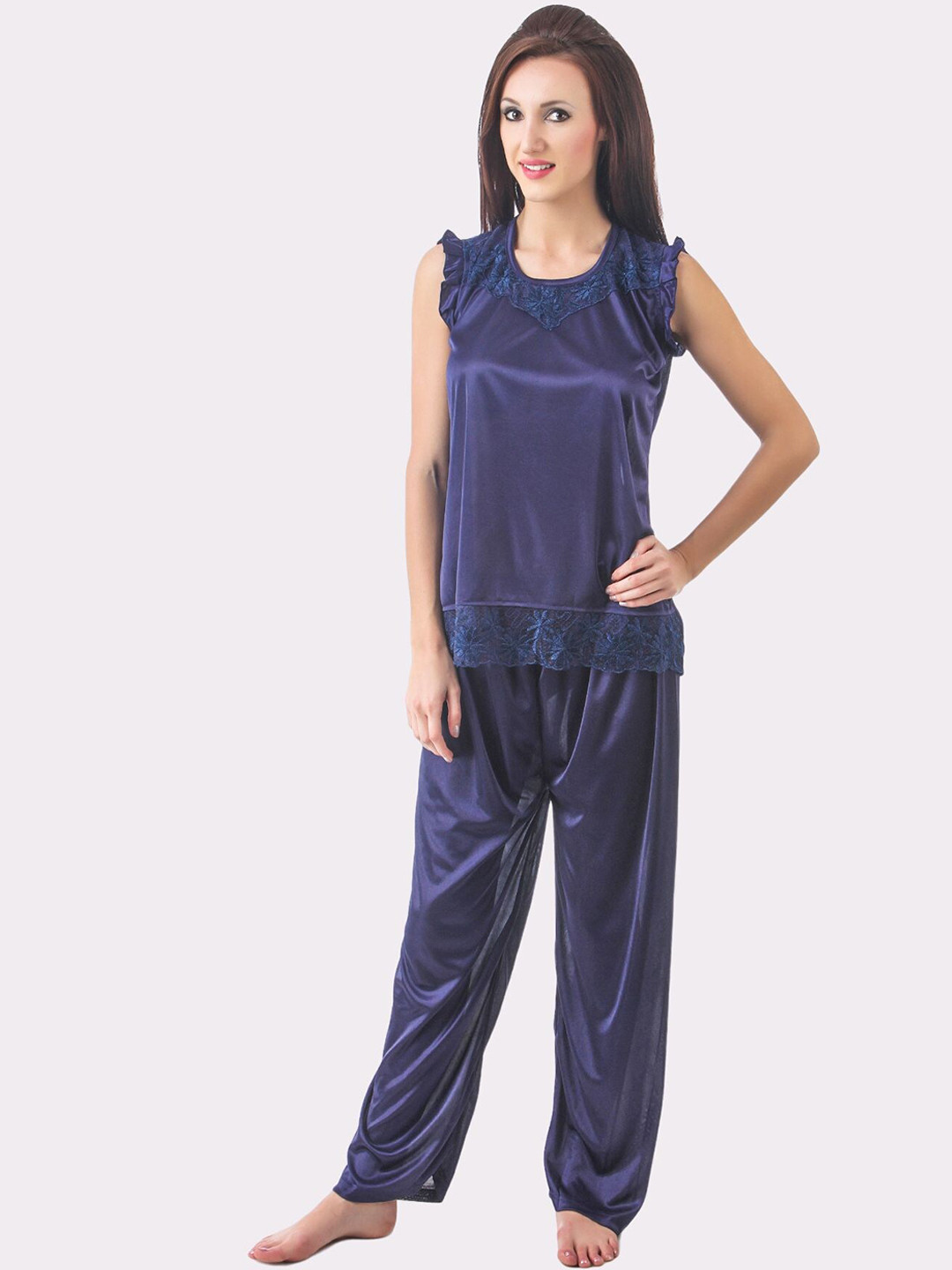 Buy Fasense Women Navy Blue Night Suit Night Suits for Women 20824810