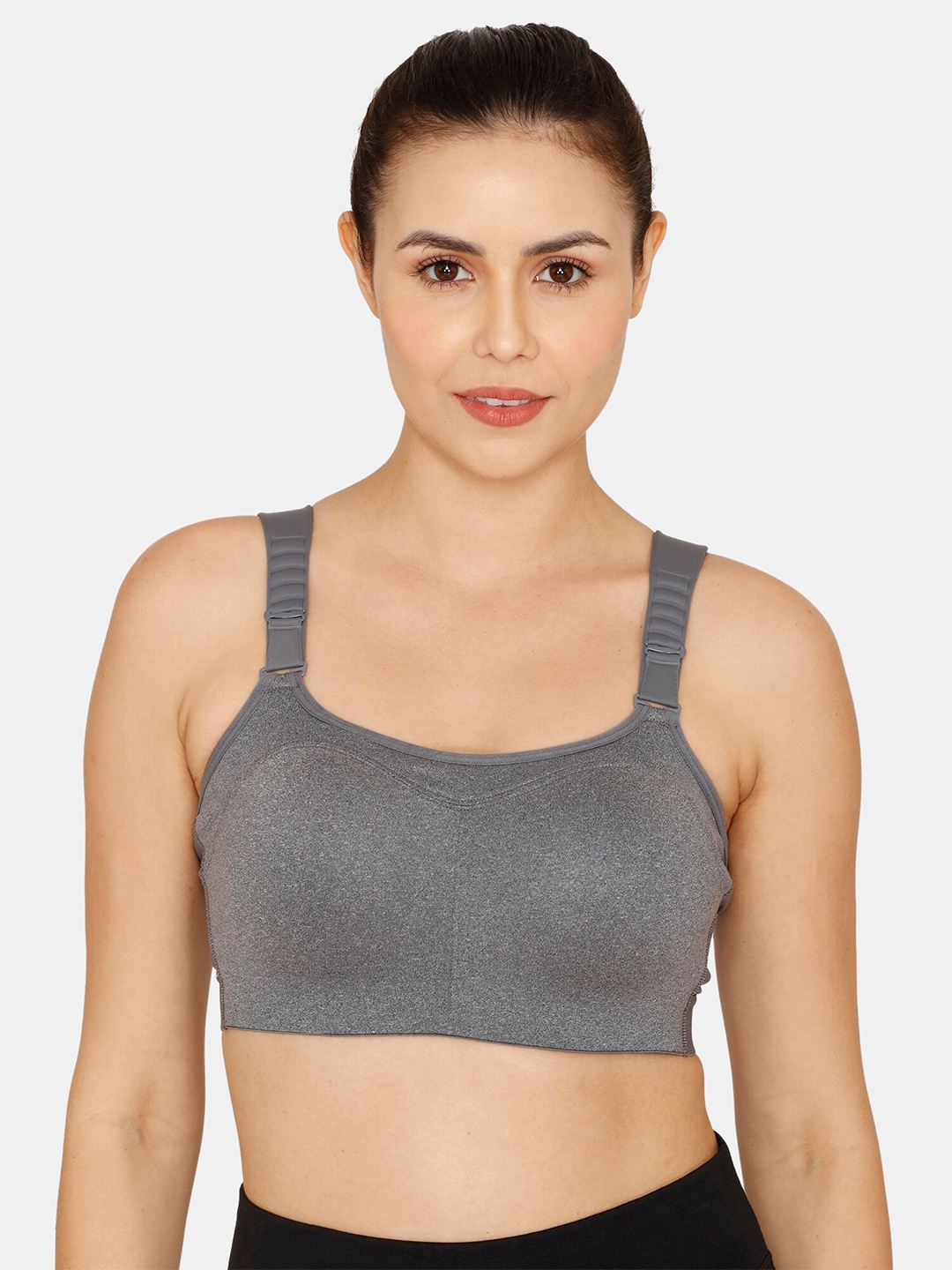 Buy Zelocity By Zivame Black Solid Workout Bra Bra For Women 20826776 Myntra 