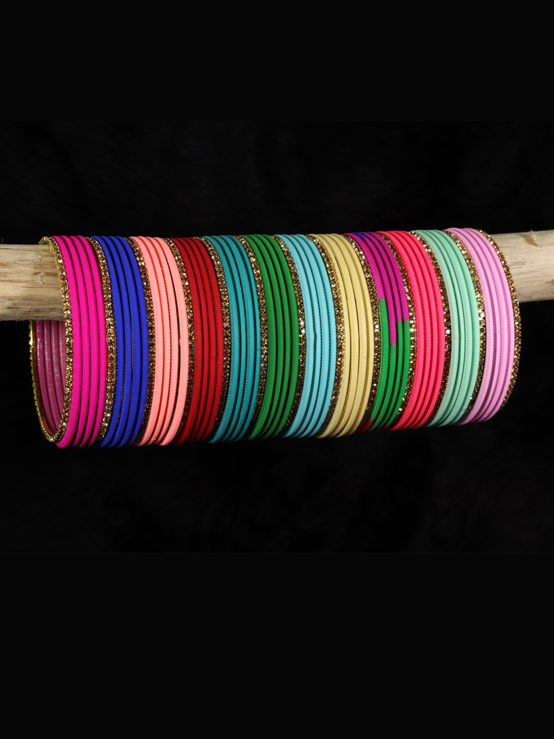NMII - Set Di Braccialetti In Metallo Non Prezioso Con Zari E Finitura Lucida - Multicolore, Per Donna