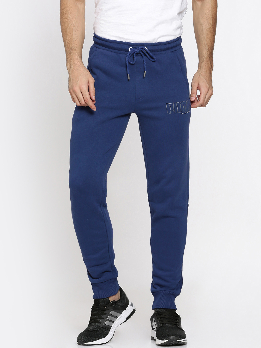 Buy Puma Blue Slim Fit STYLE Athletics Pants Joggers Track Pants for