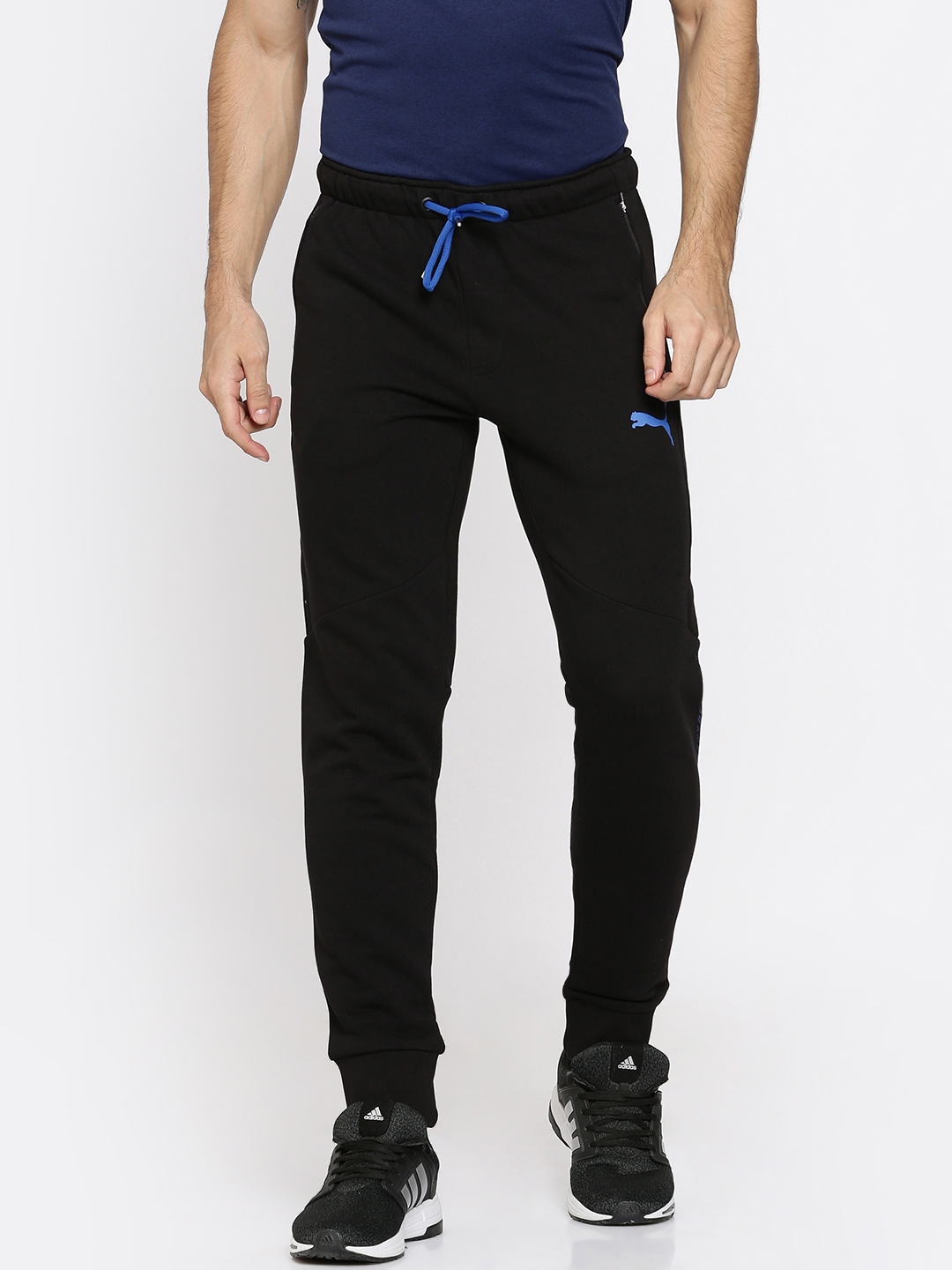 Buy Puma Black Printed Hero Joggers - Track Pants for Men 2082757 | Myntra