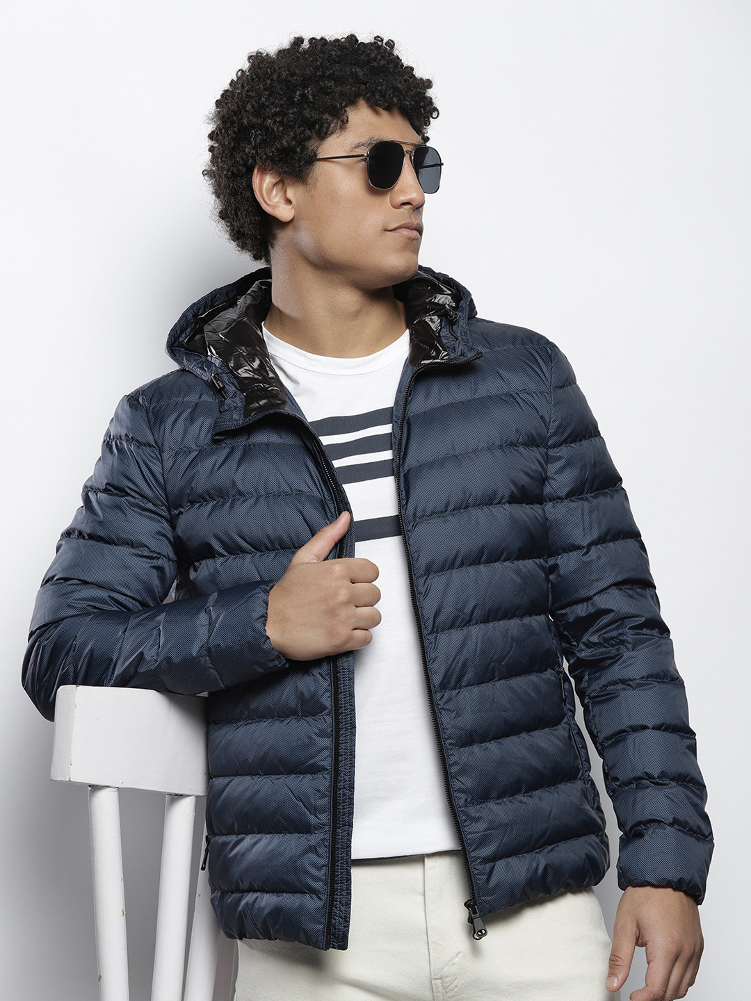 Buy Geox Men Blue Lightweight Quilted Jacket Jackets for Men 20830016