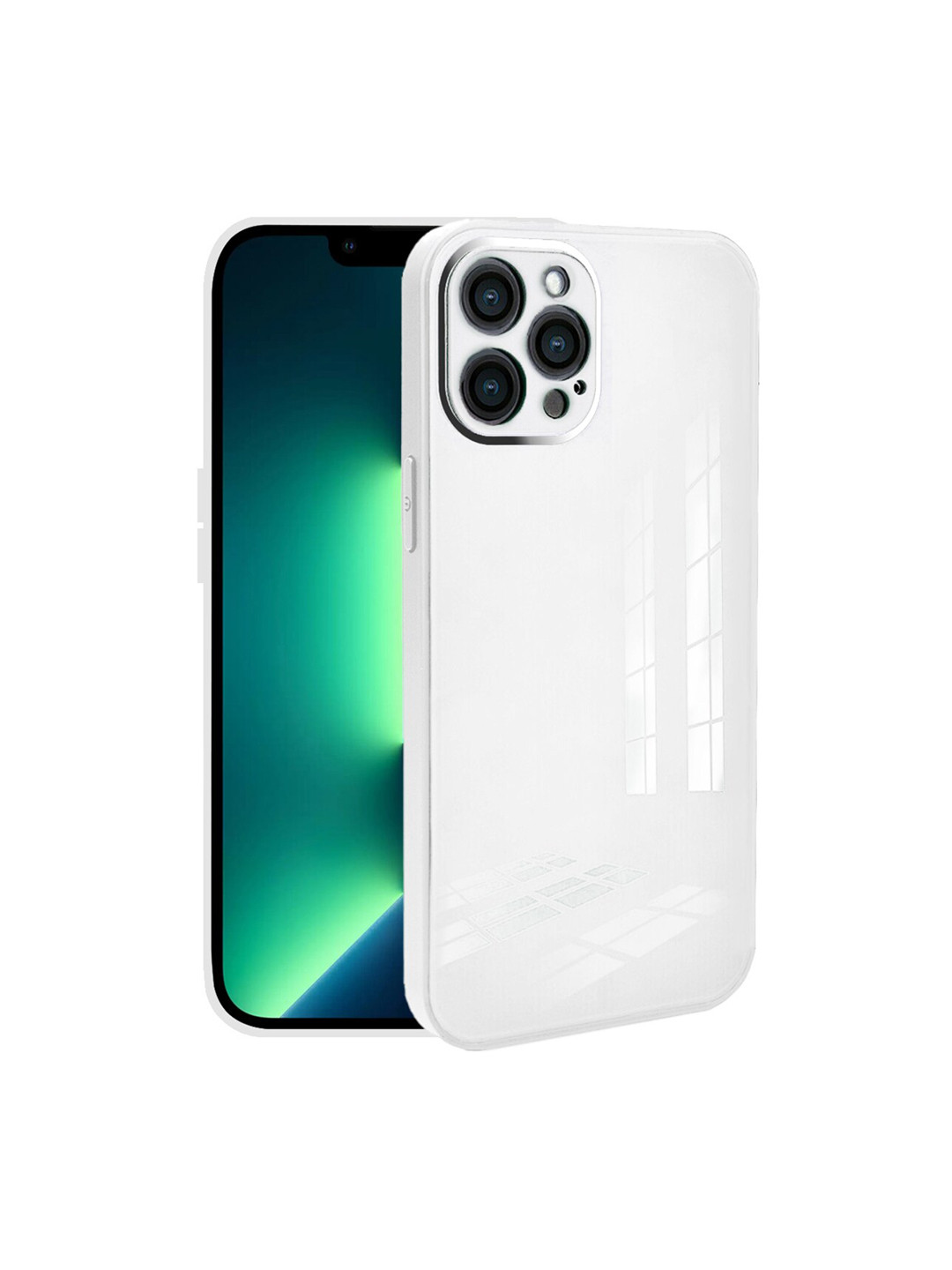 Buy Karwan White Solid Shock Proof Apple IPhone 12 Phone Back Case