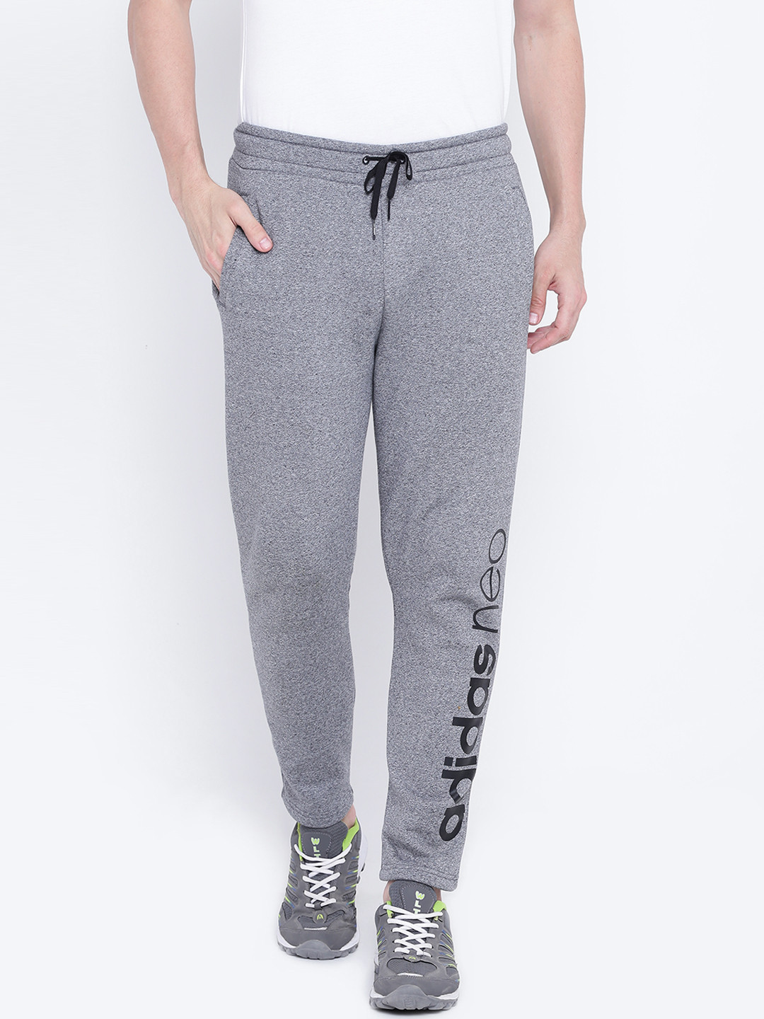 Buy ADIDAS NEO Grey Melange CE FL Track Pants - Track Pants for Men 2083283 | Myntra