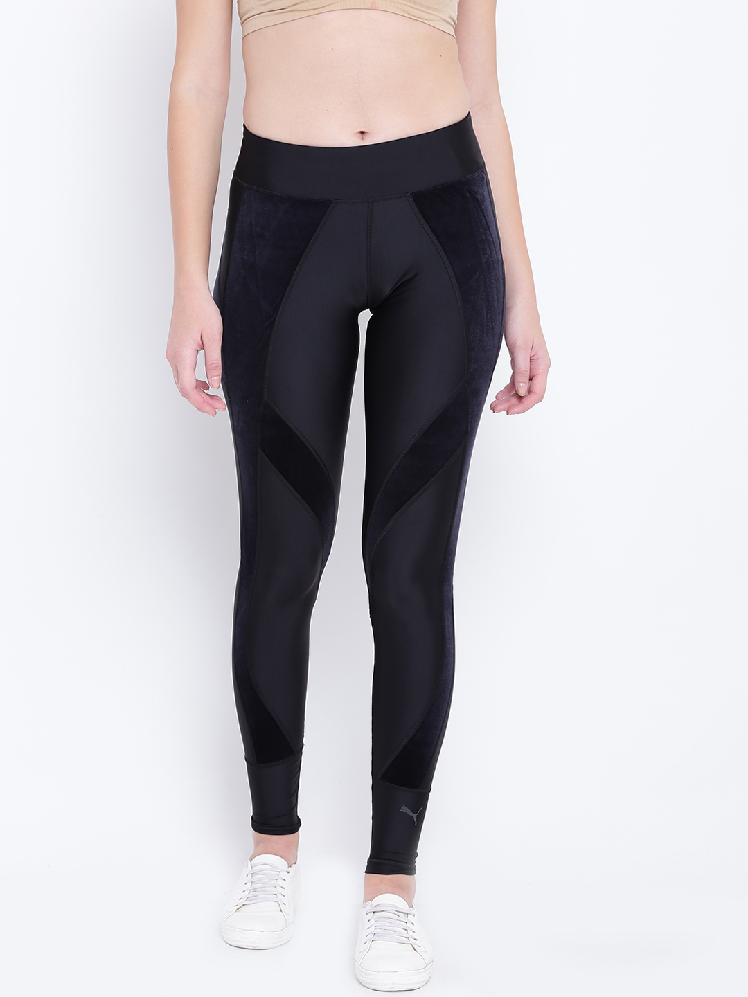 puma tights womens black