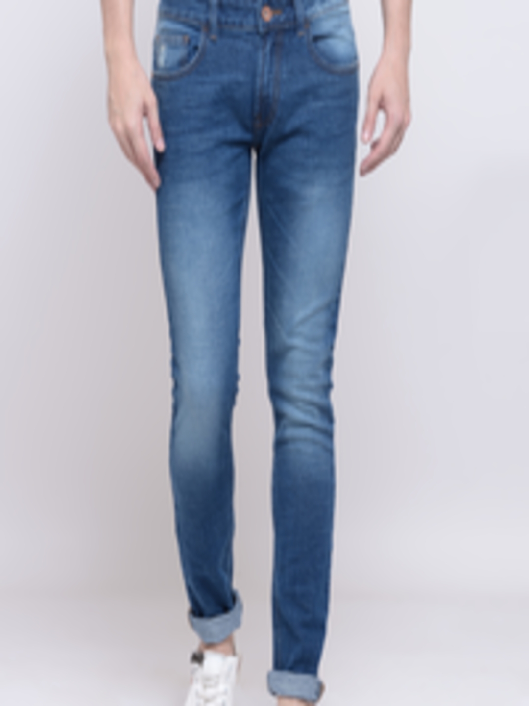 Buy SF JEANS By Pantaloons Men Blue Adler Super Skinny Fit Clean Look ...