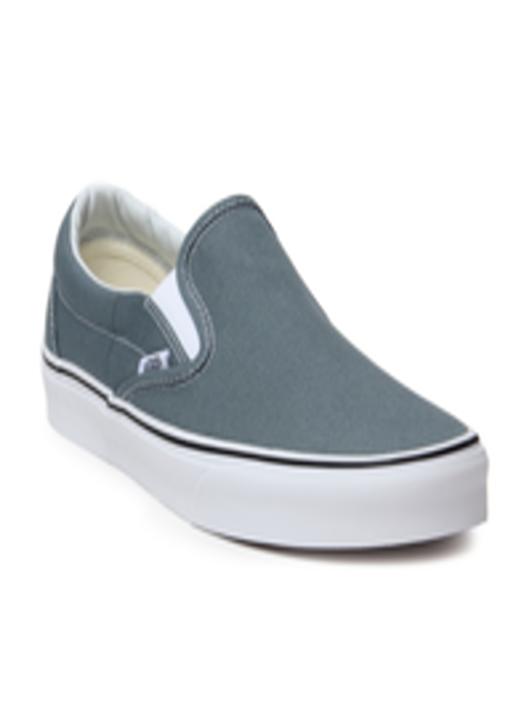 Buy Vans Unisex Blue Classic Slip On Sneakers - Casual Shoes for Unisex
