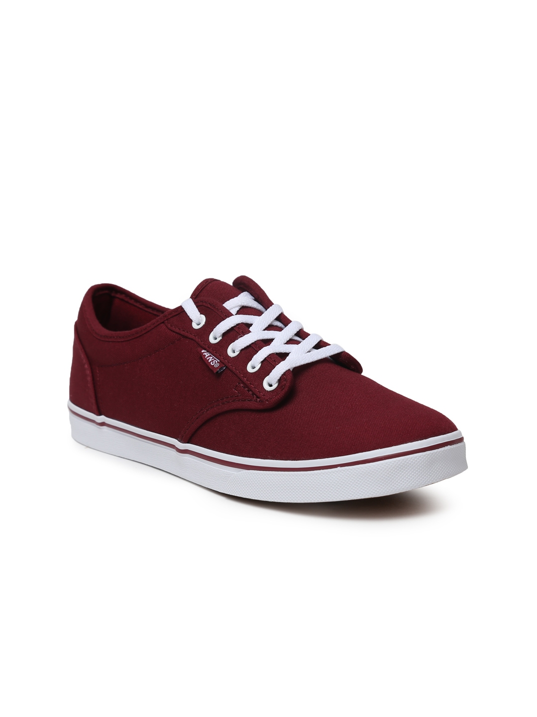 Buy Vans Women Burgundy Atwood Low Sneakers - Casual Shoes for Women ...