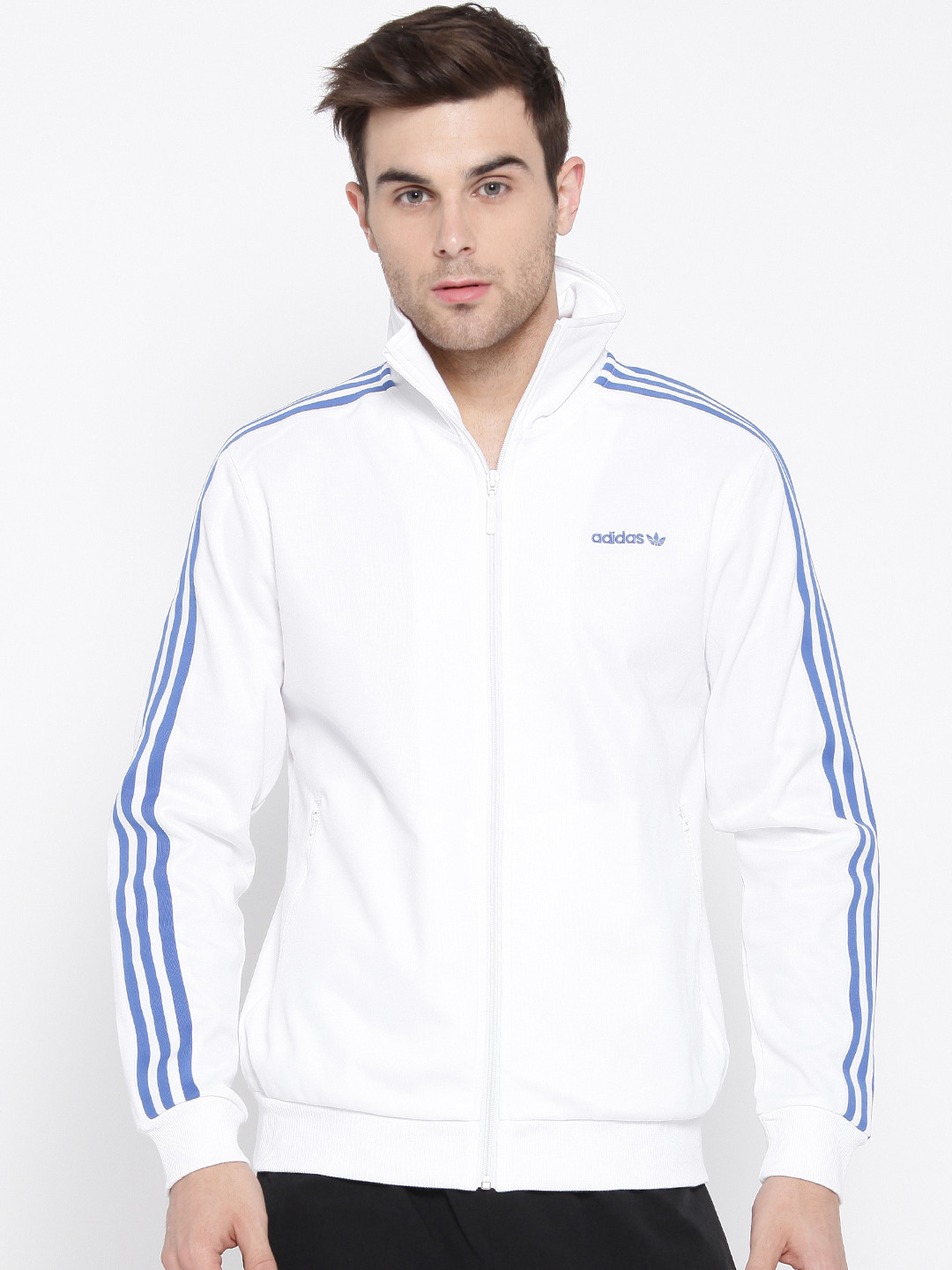 Buy ADIDAS Originals Men White OS 70 BECK TT Solid Bomber Jacket - Jackets for Men 2085817 | Myntra