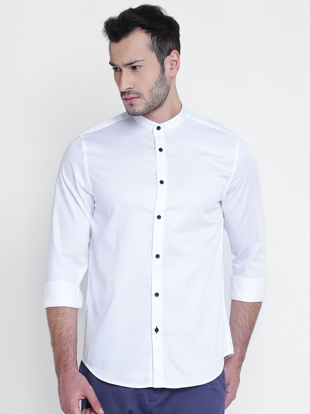 Buy Blackberrys Men White Solid Formal Shirt - Shirts for Men 2086017 | Myntra