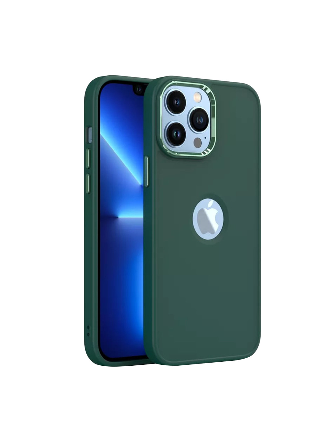 Buy Karwan Green Solid IPhone 13 Pro Back Cover Mobile Accessories