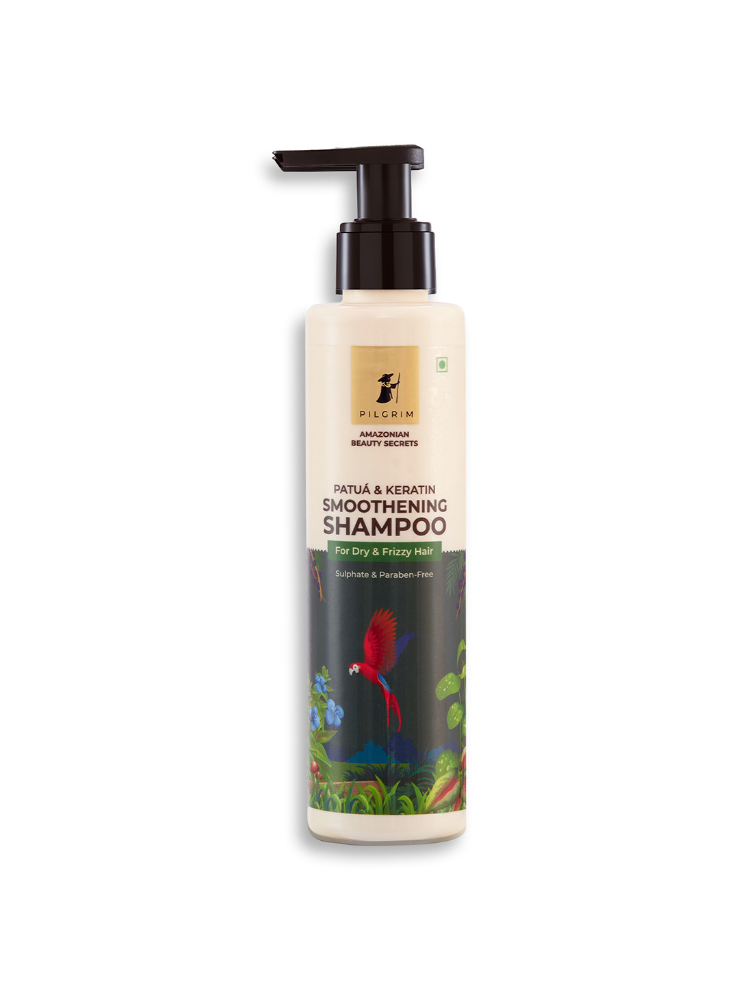 Buy Pilgrim Advanced Patua & Keratin Smoothening Shampoo For Dry