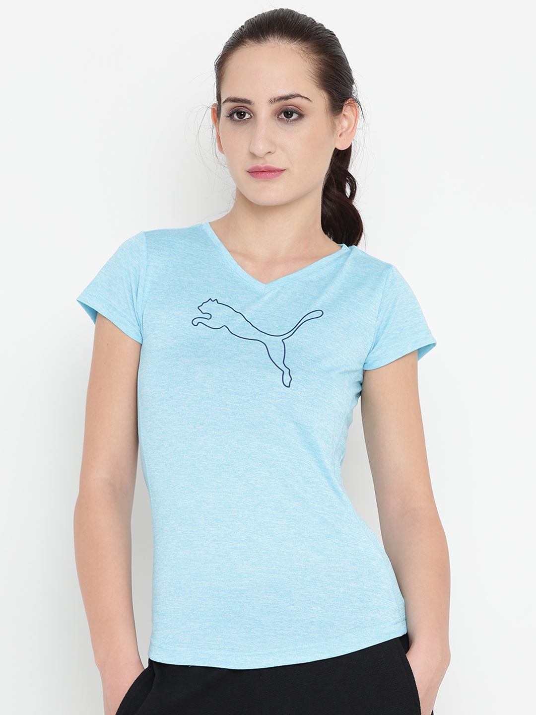 v neck tops myntra