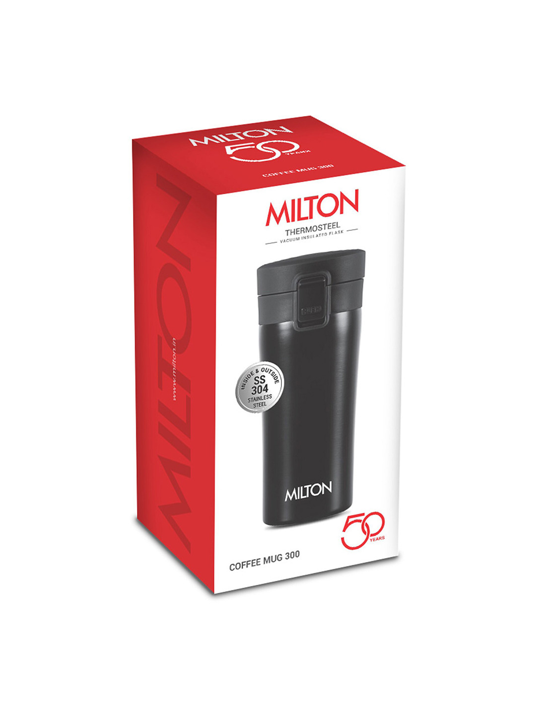 Buy Milton Peach Thermosteel Insulated Glossy Coffee Mug 300 Ml Cups