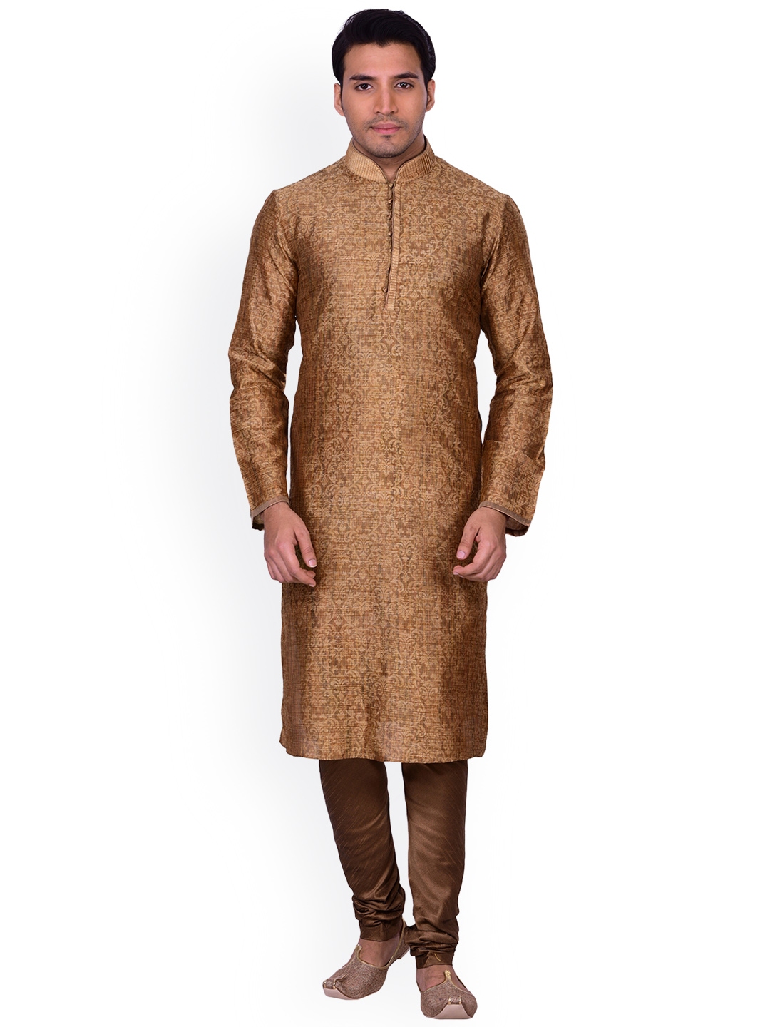 manyavar brown kurta