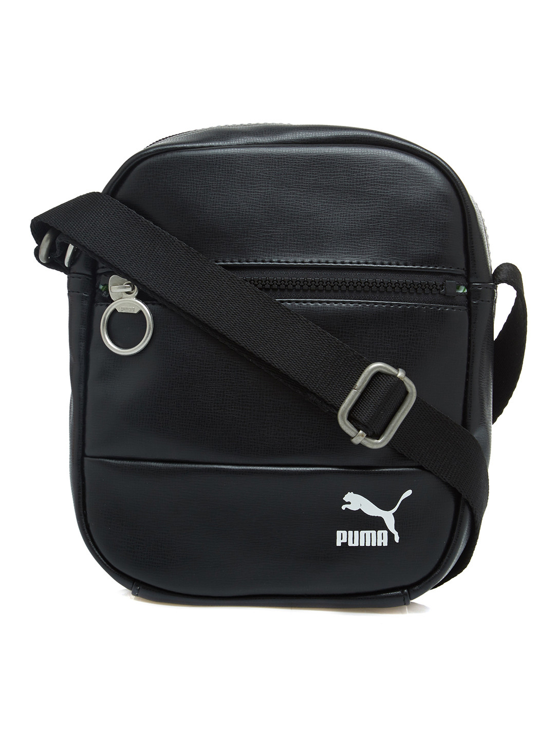 Buy Puma Unisex Black Solid Originals Portable Messenger Bag