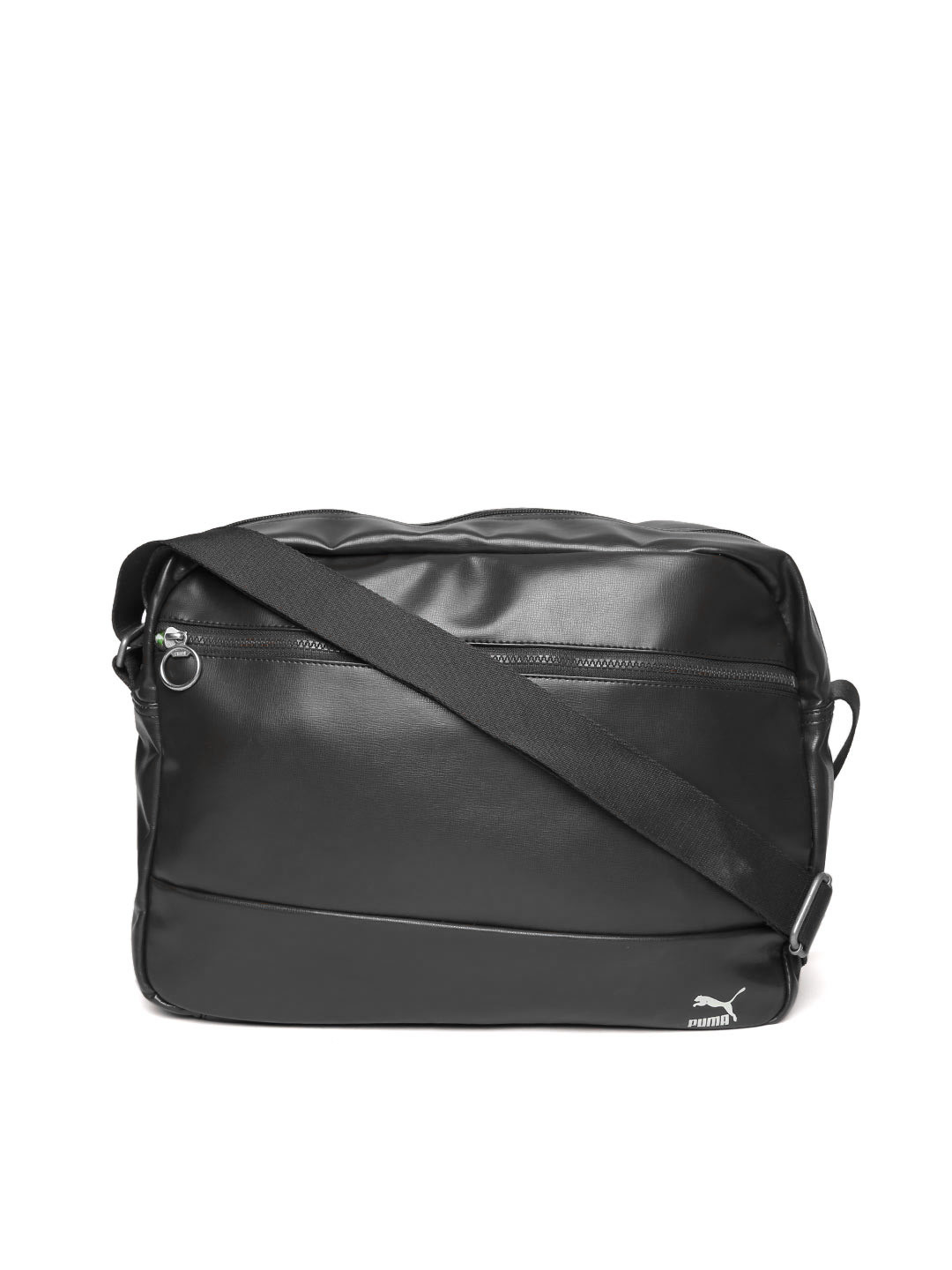 Buy Puma Unisex Black Originals Reporter Messenger Bag Messenger Bag