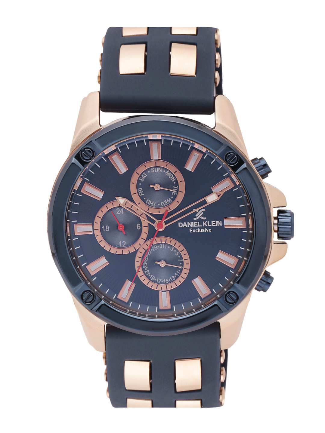daniel klein navy blue watch