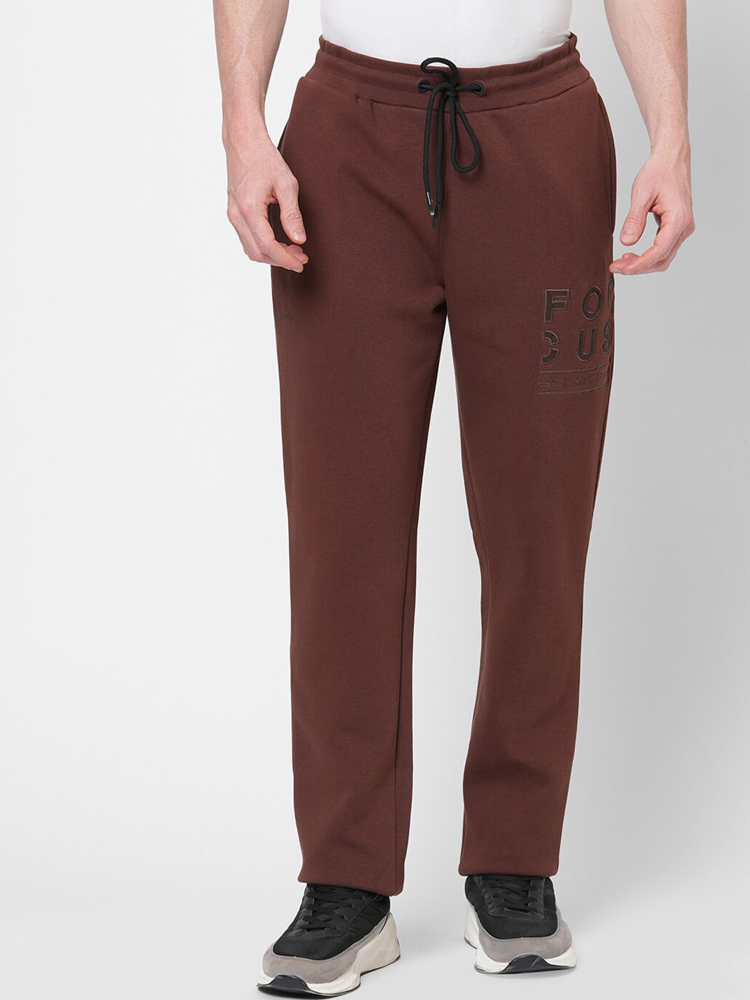 Buy Sweet Dreams Men Brown Solid Track Pants Track Pants for Men