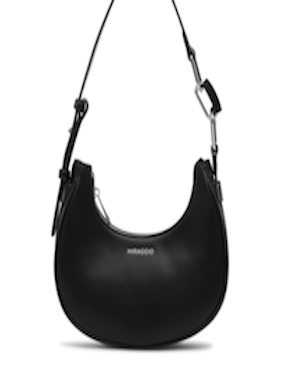 Buy MIRAGGIO Black Half Moon Mini Shoulder Bag - Handbags for Women ...