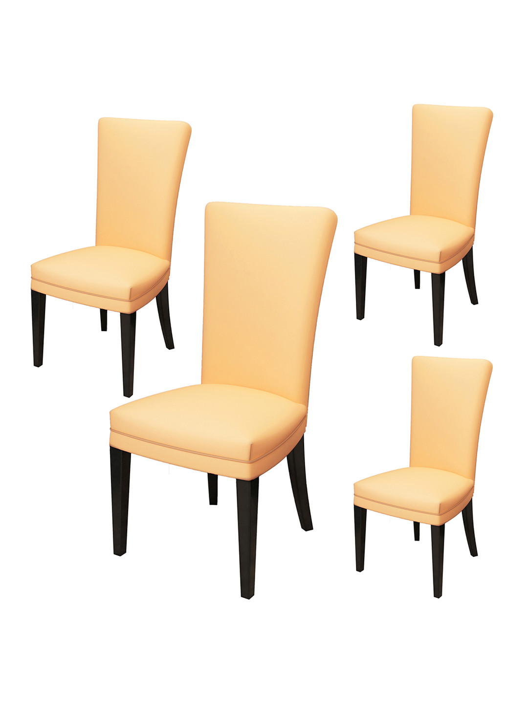 Buy Nendle Set Of 4 Beige Dining Table Chair Covers Chair Cover for