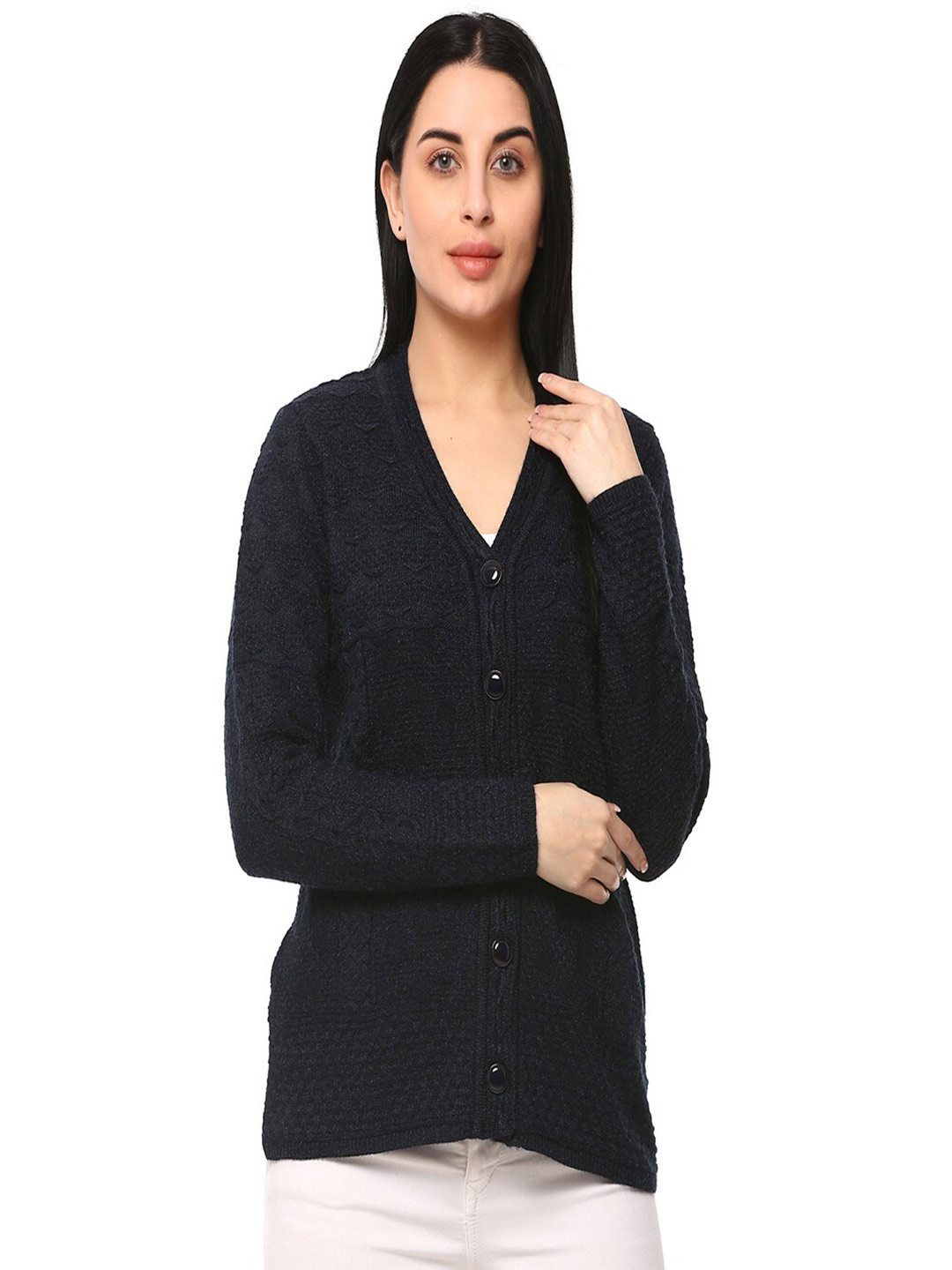 Buy GLAMAZE Women Black Cardigan Sweaters for Women 20906196 Myntra