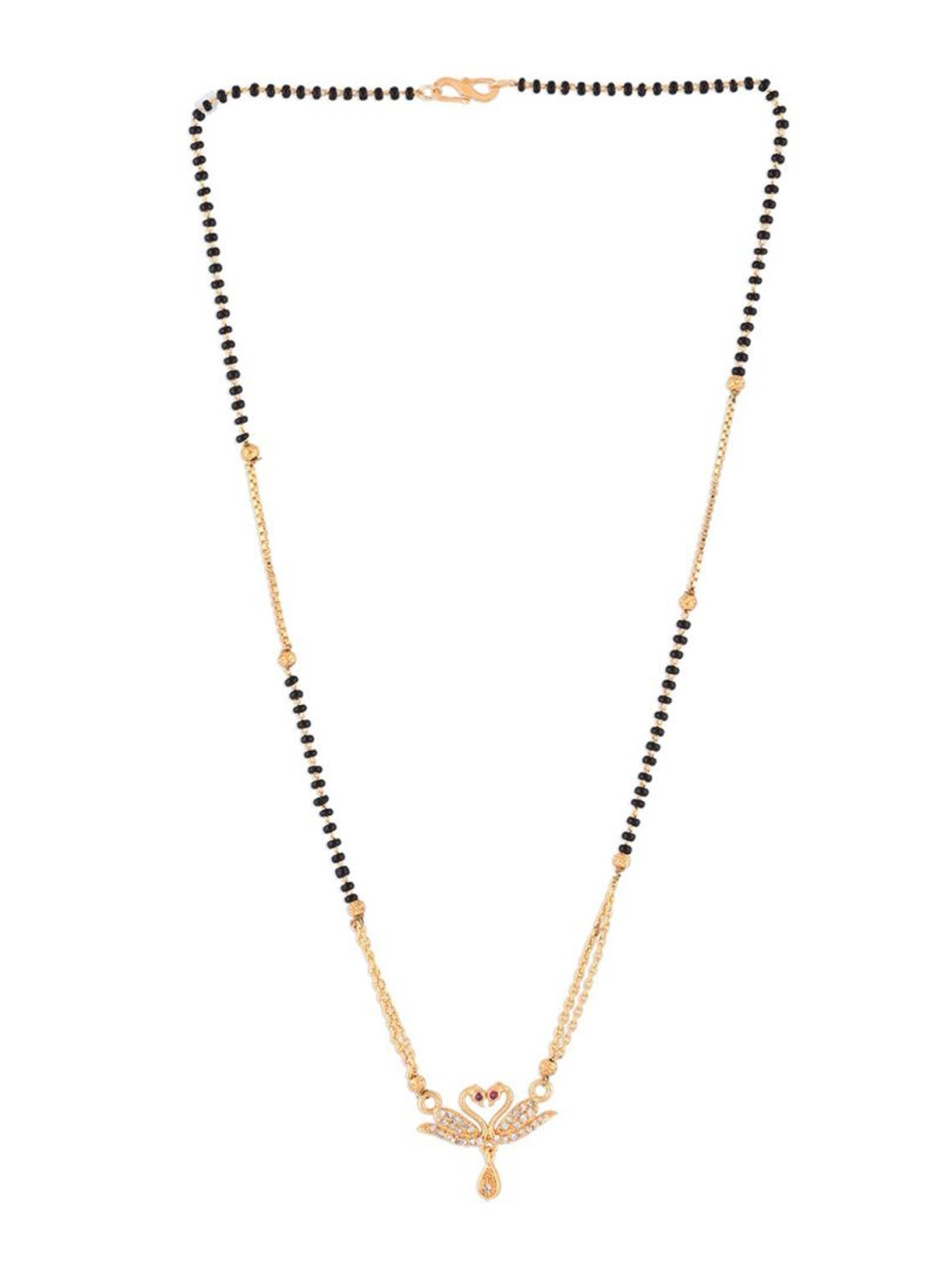 Buy Efulgenz Crystals Beaded Gold Plated Mangalsutra Mangalsutra For