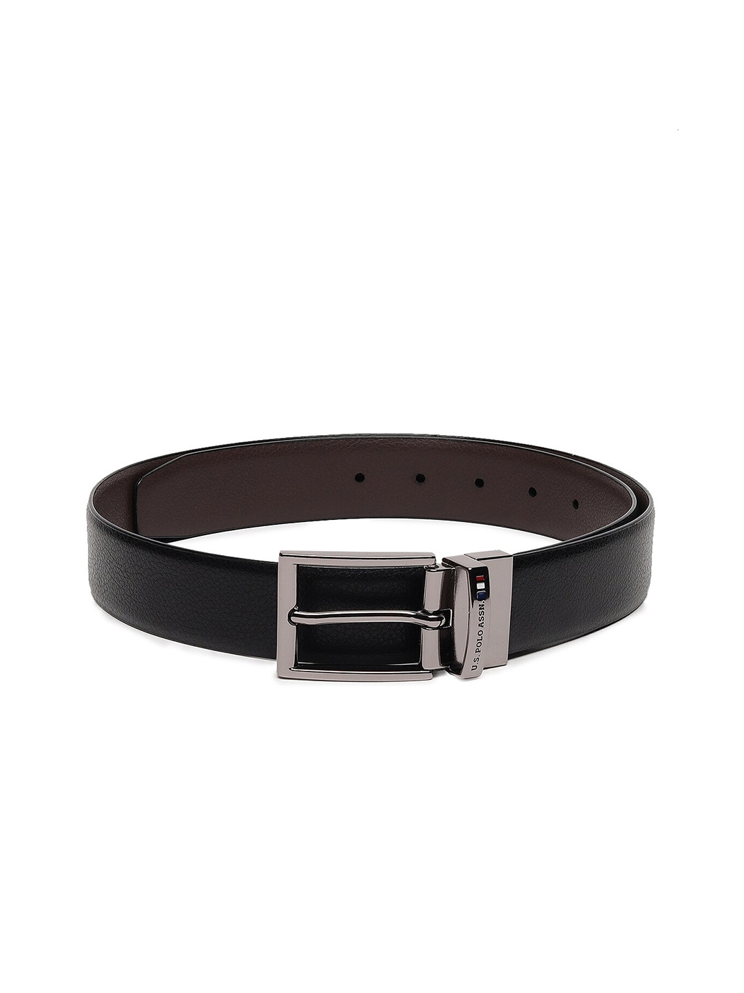 Buy U S Polo Assn Men Black & Brown Reversible Leather Belt - Belts for Men 20914514 | Myntra