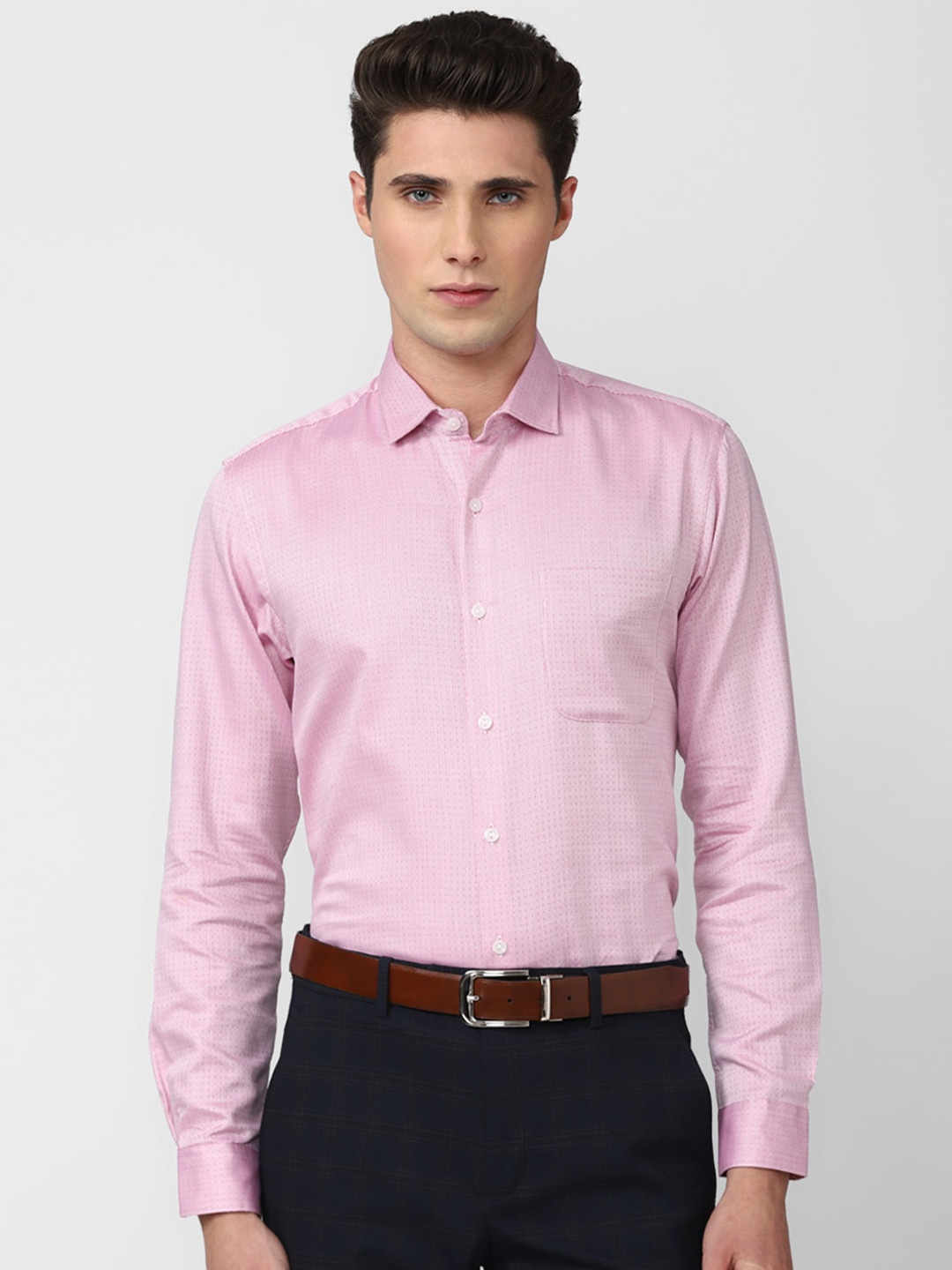 Buy Peter England Elite Men Pink Formal Shirt Shirts for Men 20922570