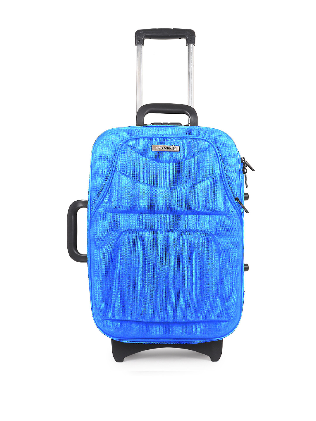 Buy Trumpkin Blue Soft Sided Medium Trolley Duffle Bag Trolley Bag