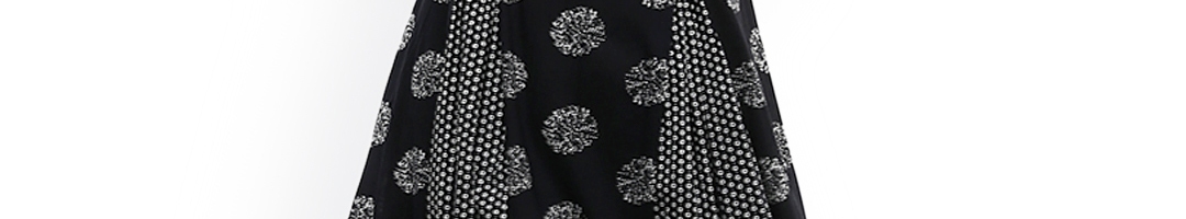 Buy Fashion String Women Black Printed Kurta With Palazzos - Kurta Sets ...