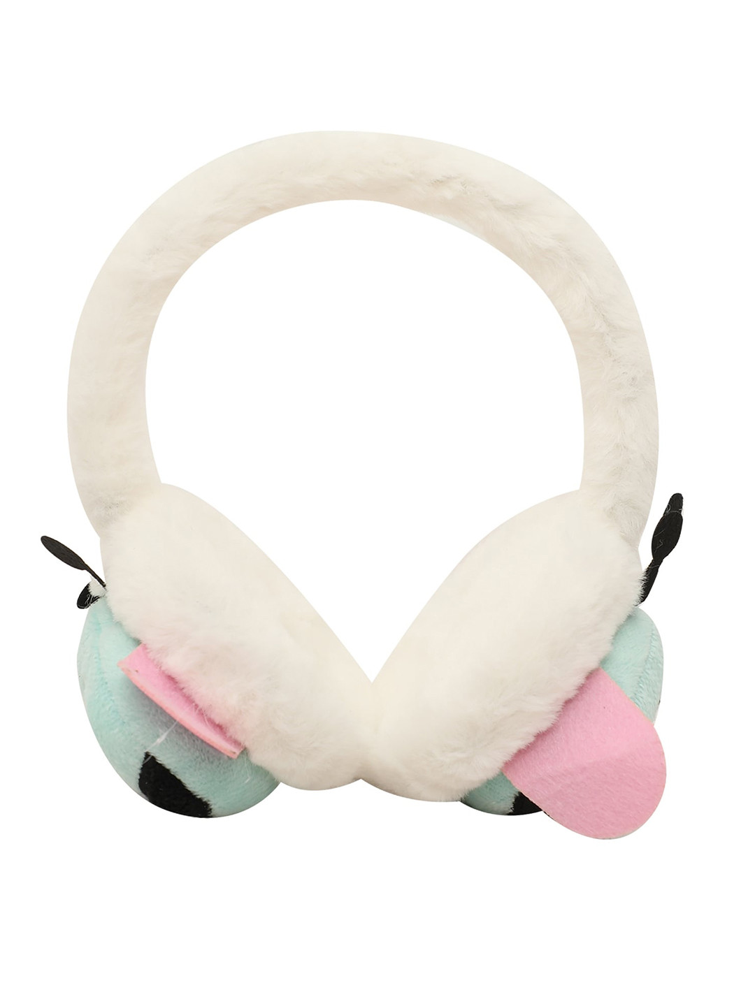 Buy FabSeasons Kids White Winter Ear Muffs Headband for Unisex Kids