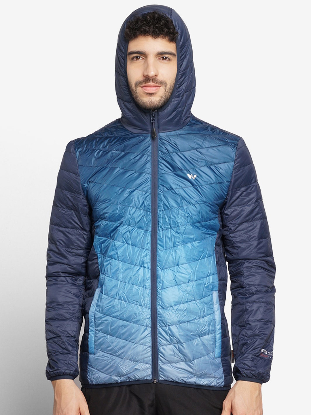 Buy Wildcraft Men Navy Blue Insulator Outdoor Puffer Jacket Jackets