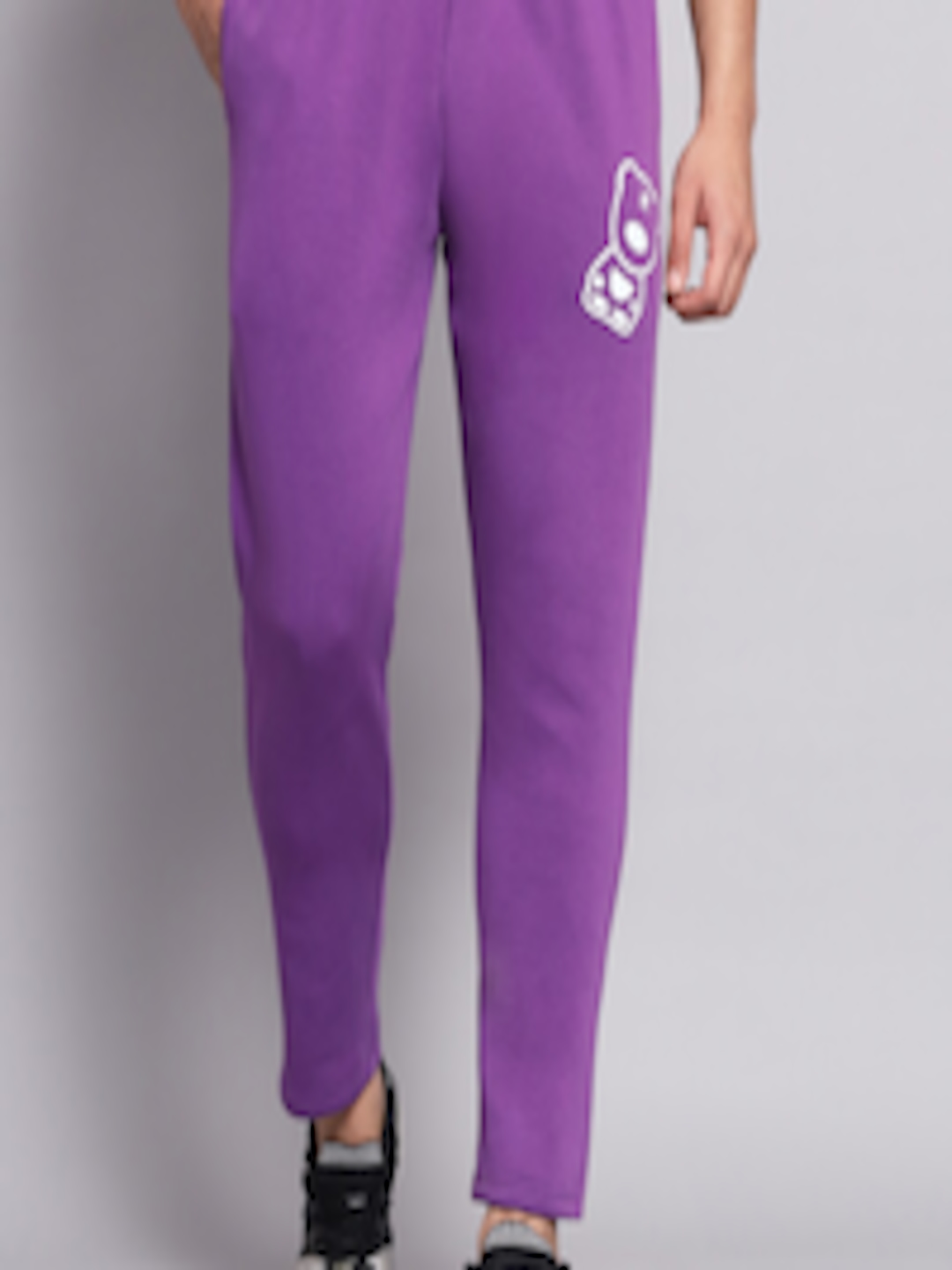 Buy GRIFFEL Men Purple Cotton Track Pants - Track Pants for Men ...