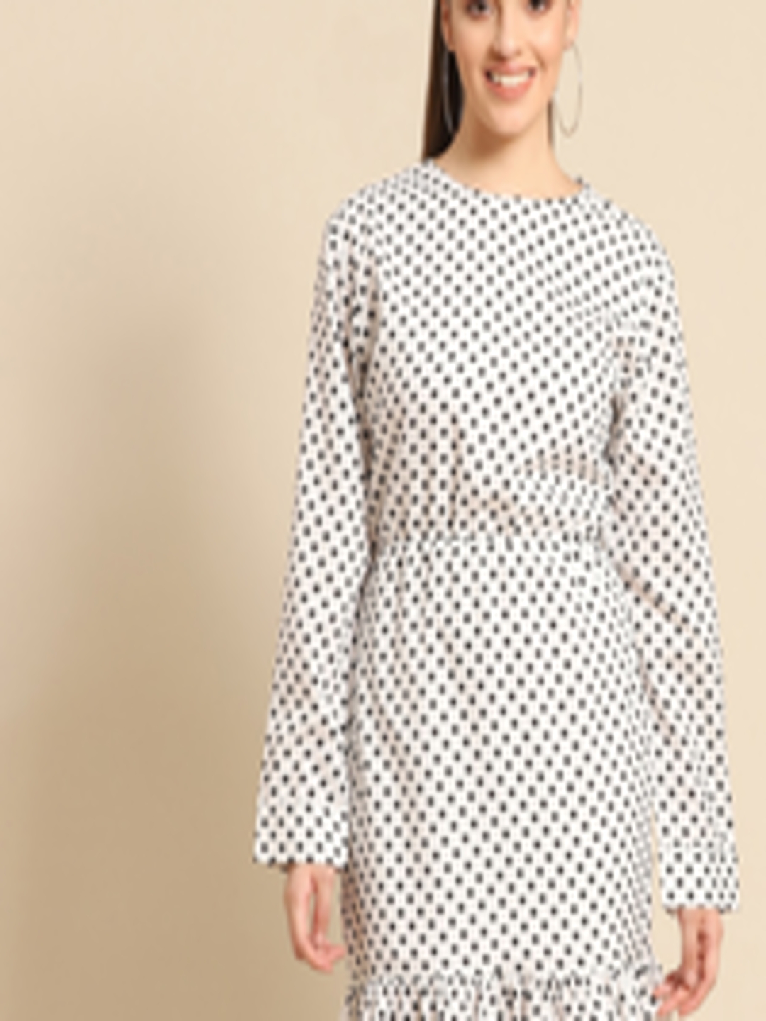 Buy DODO & MOA Polka Dots Printed Sheath Dress - Dresses for Women ...