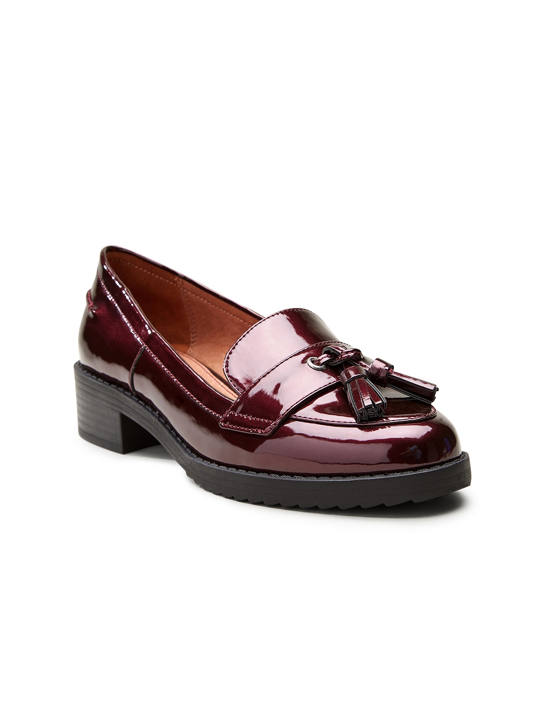 Buy NEXT Women Maroon Loafers - Casual Shoes for Women 2097626 | Myntra