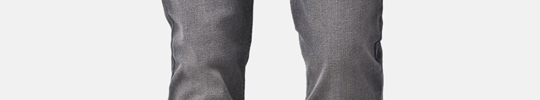 Buy YU By Pantaloons Men Grey Slim Fit Heavy Fade Jeans - Jeans for Men ...