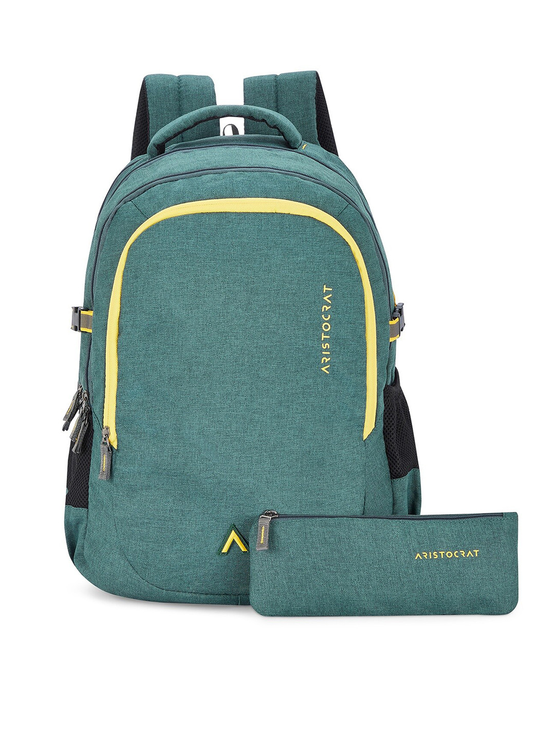Buy Aristocrat Unisex Green & Yellow Backpack Backpacks for Unisex