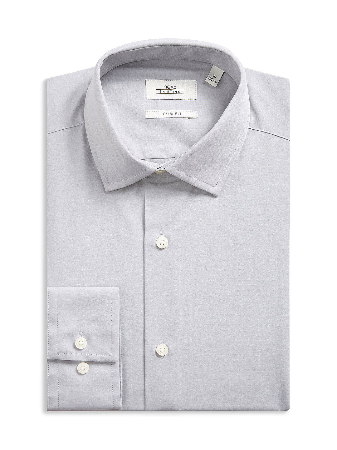 Buy Next Men Grey Slim Fit Solid Formal Shirt Shirts for Men 2099120 Myntra