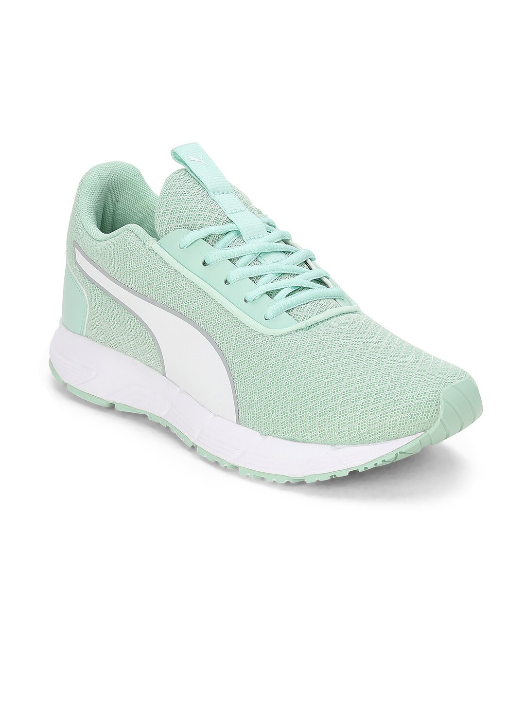 Buy Puma Women Green Fastlane Textile Running Shoes Sports Shoes for