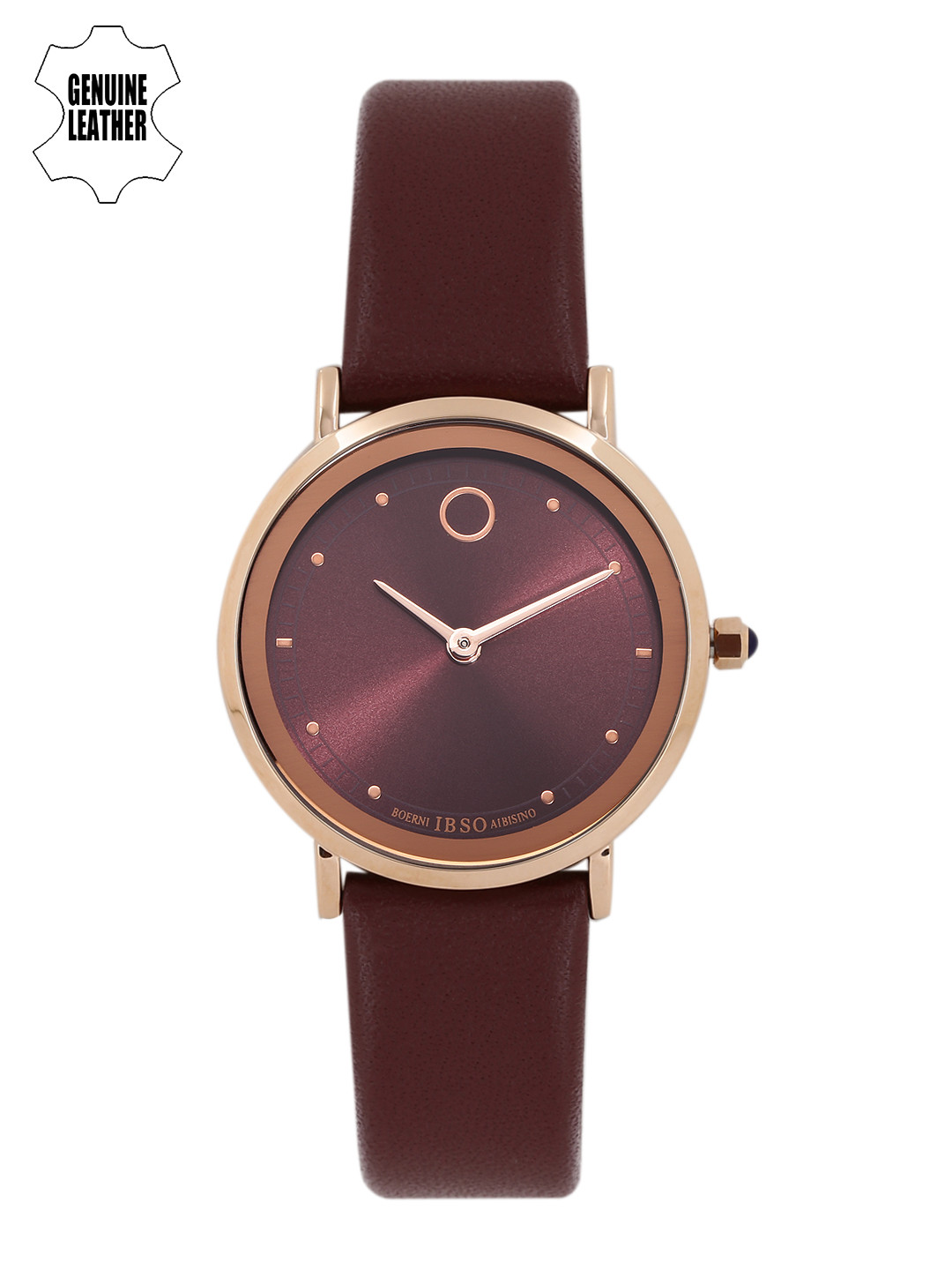 Buy IBSO Women Burgundy Analogue Watch O8160LMR - Watches for Women ...