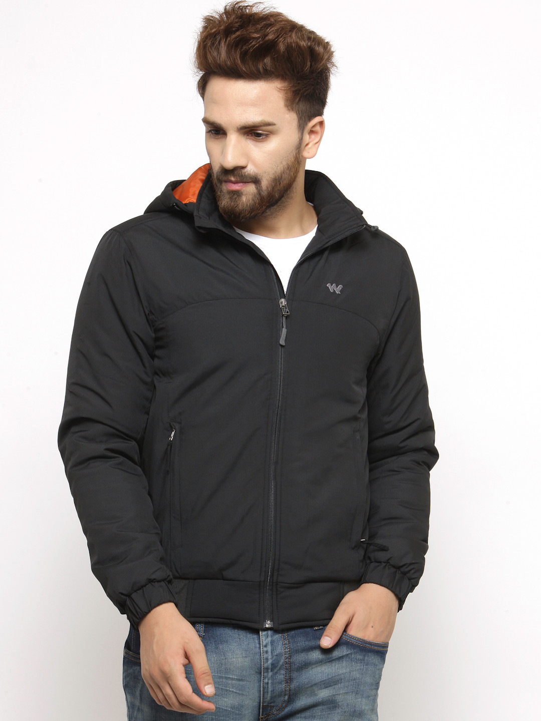 Buy Wildcraft Men Black Solid Jacket With Detachable Hood Jackets for
