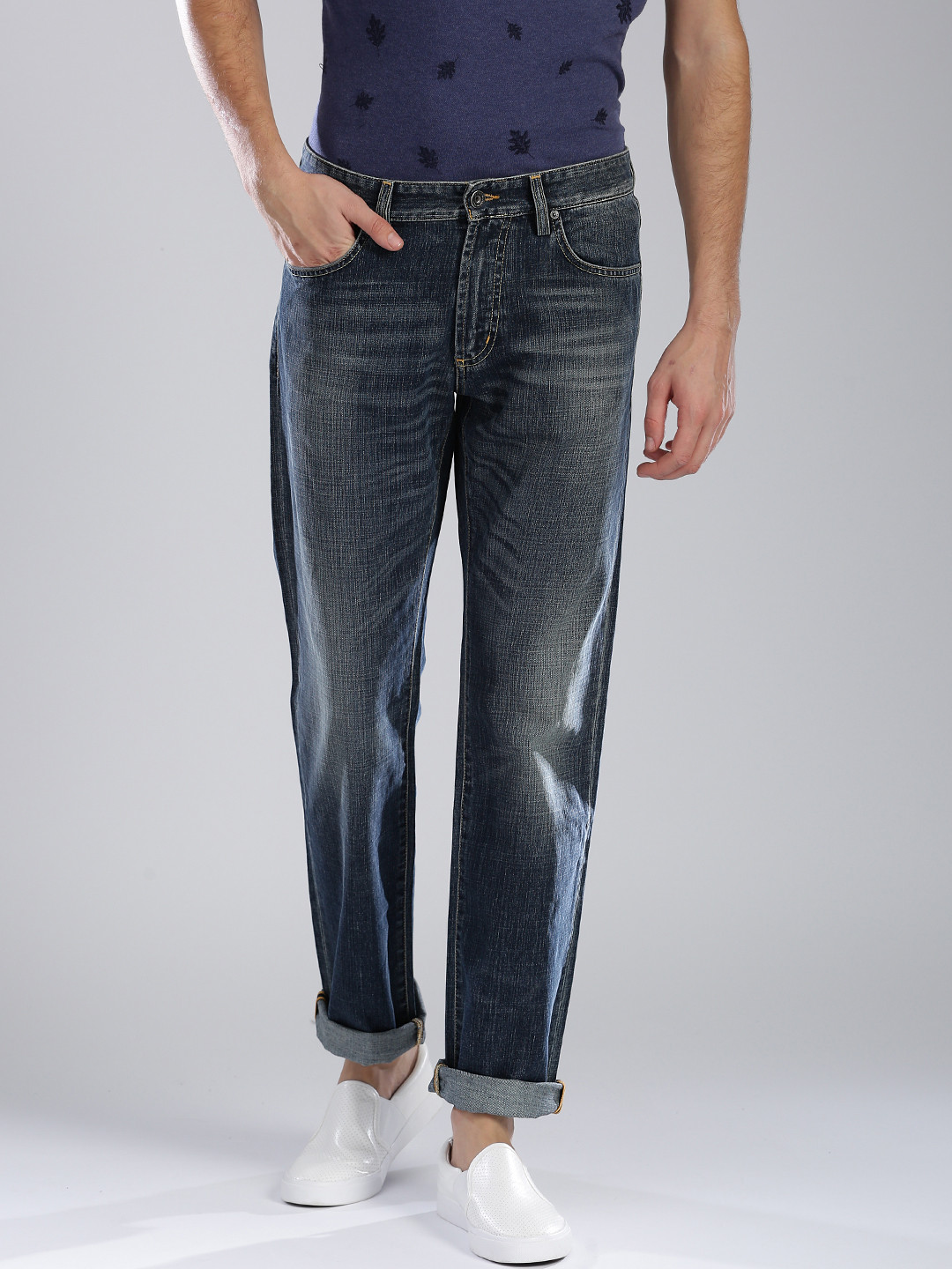 Buy GANT Men Blue Regular Fit Low Rise Clean Look Jeans Jeans for Men 2100791 Myntra