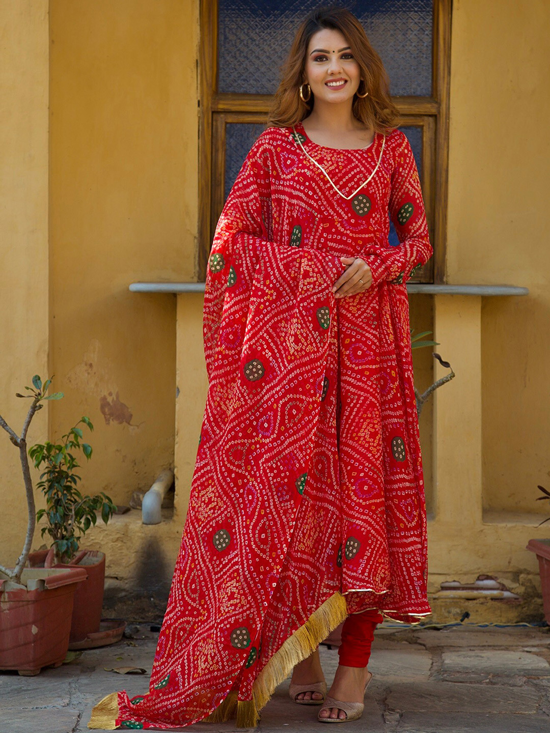 Bandhani Kurta Set