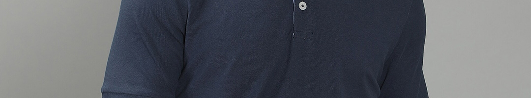 Buy Nimble Men Navy Blue Cotton Polo Collar T Shirt - Tshirts for Men ...