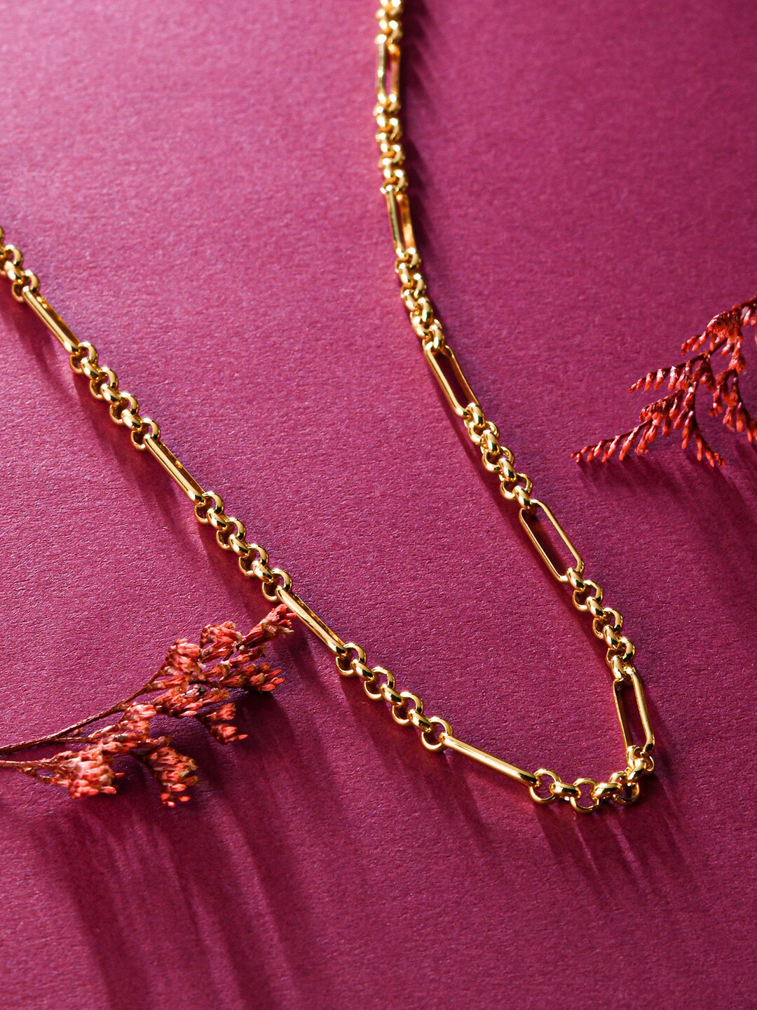 Buy Accessorize Gold Plated Z Figaro Choker Necklace Necklace And