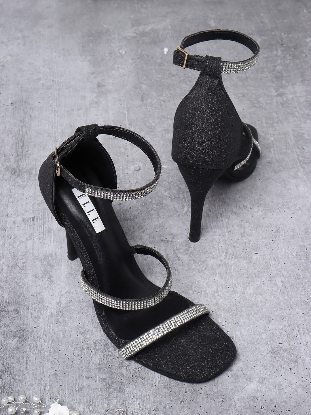 embellished stiletto heels