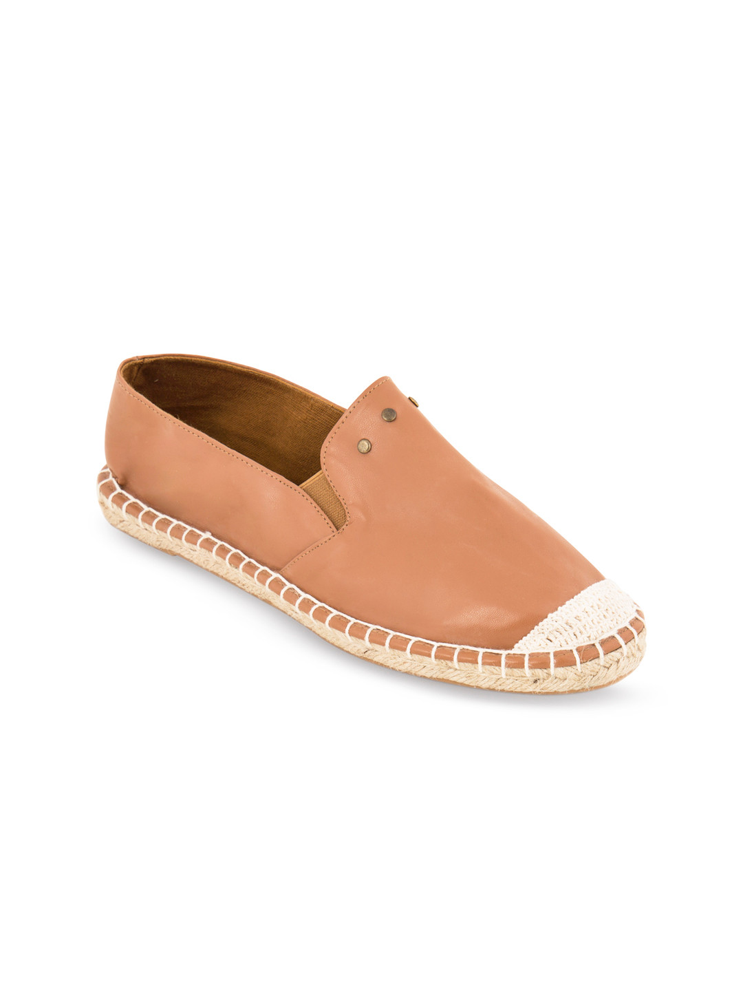 Buy Chumbak Women Tan Brown Espadrilles Casual Shoes for Women